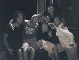 Ramy Ayoub hosting the Sensation White Mega Stars Peter Hillebrands, Jim Bonsen, Christopher Coe, Youri Alexander (Yam x) for the Red Sea Academy Abu Dabbab Beach Club Opening.