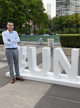 RAMY AYOUB at the United Nations Headquarters